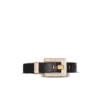 Anthem calfskin and crystal belt