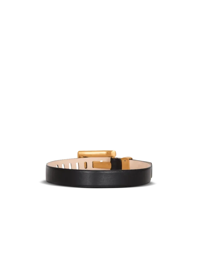 Anthem calfskin and crystal belt