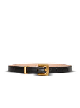 Anthem calfskin leather belt