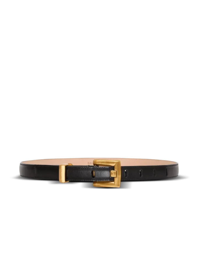 Anthem calfskin leather belt