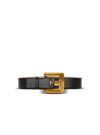 Anthem calfskin leather belt