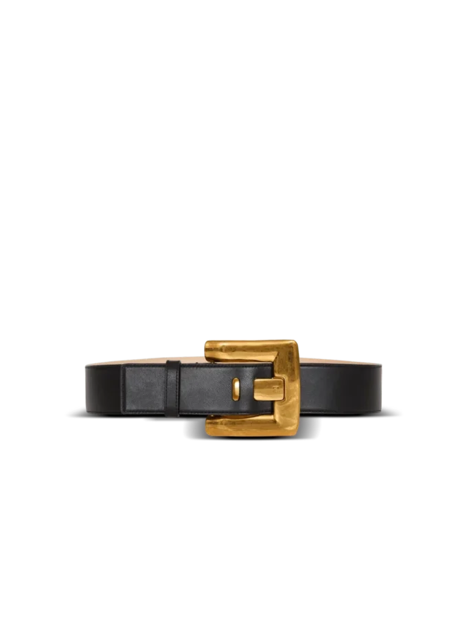 Anthem calfskin leather belt