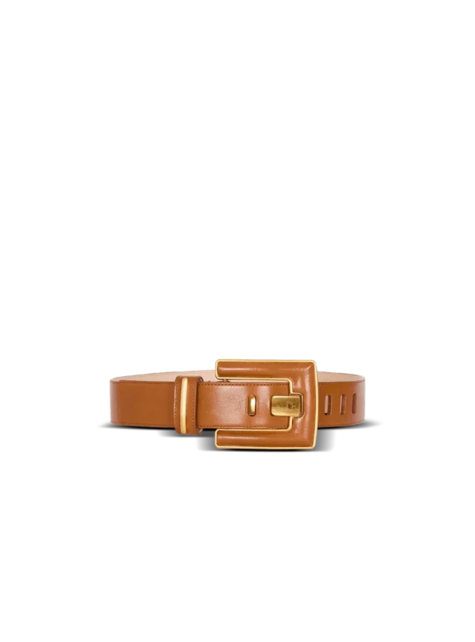 Anthem calfskin leather belt