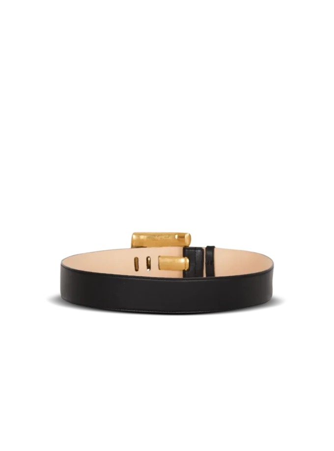 Anthem calfskin leather belt