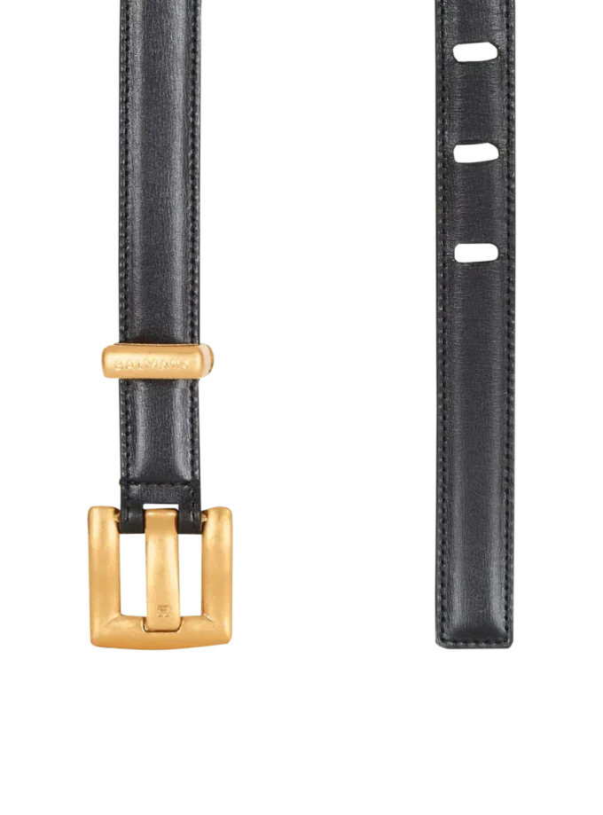 Anthem calfskin leather belt