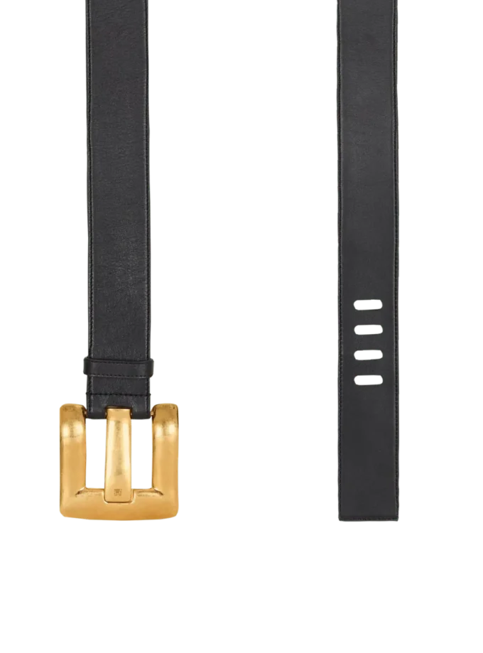 Anthem calfskin leather belt