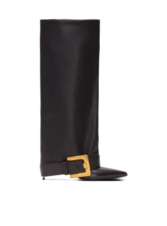 Anthem calfskin leather boots