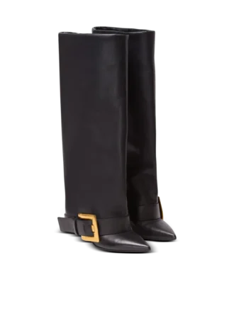 Anthem calfskin leather boots