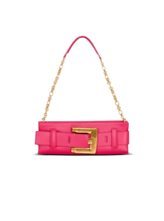 Anthem calfskin leather clutch