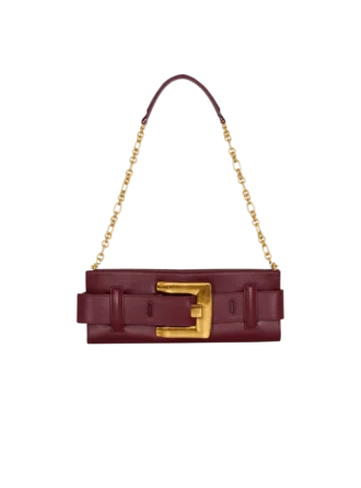 Anthem calfskin leather clutch
