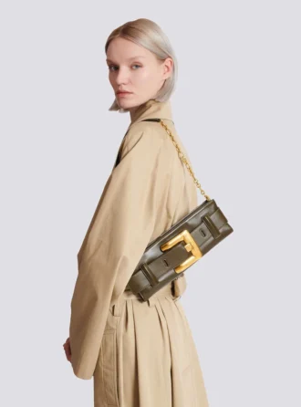 Anthem calfskin leather clutch