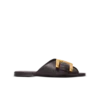 Anthem flat calfskin leather sandals