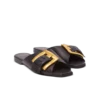 Anthem flat calfskin leather sandals