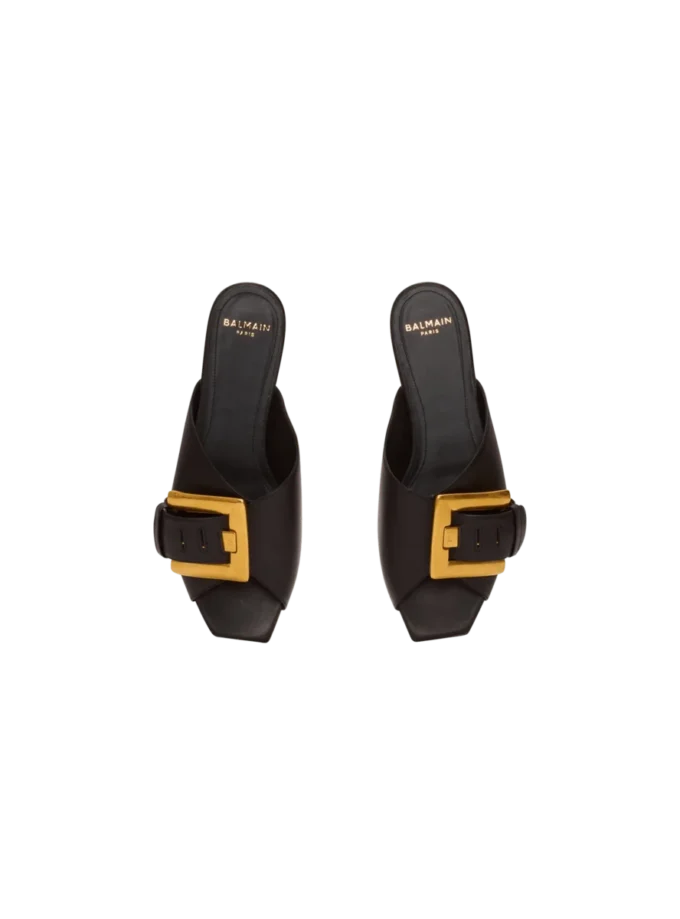Anthem flat calfskin leather sandals