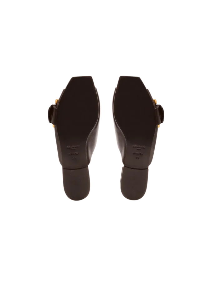 Anthem flat calfskin leather sandals