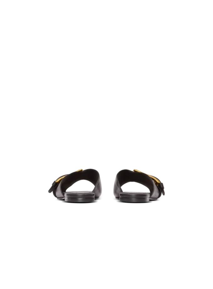Anthem flat calfskin leather sandals