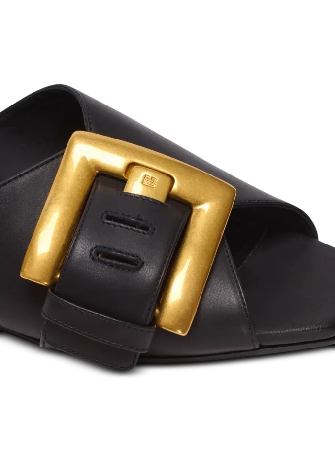 Anthem flat calfskin leather sandals