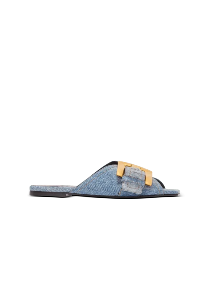 Anthem flat denim sandals