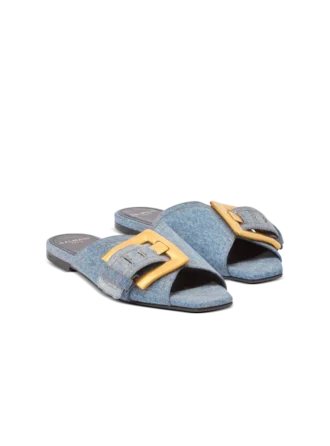 Anthem flat denim sandals