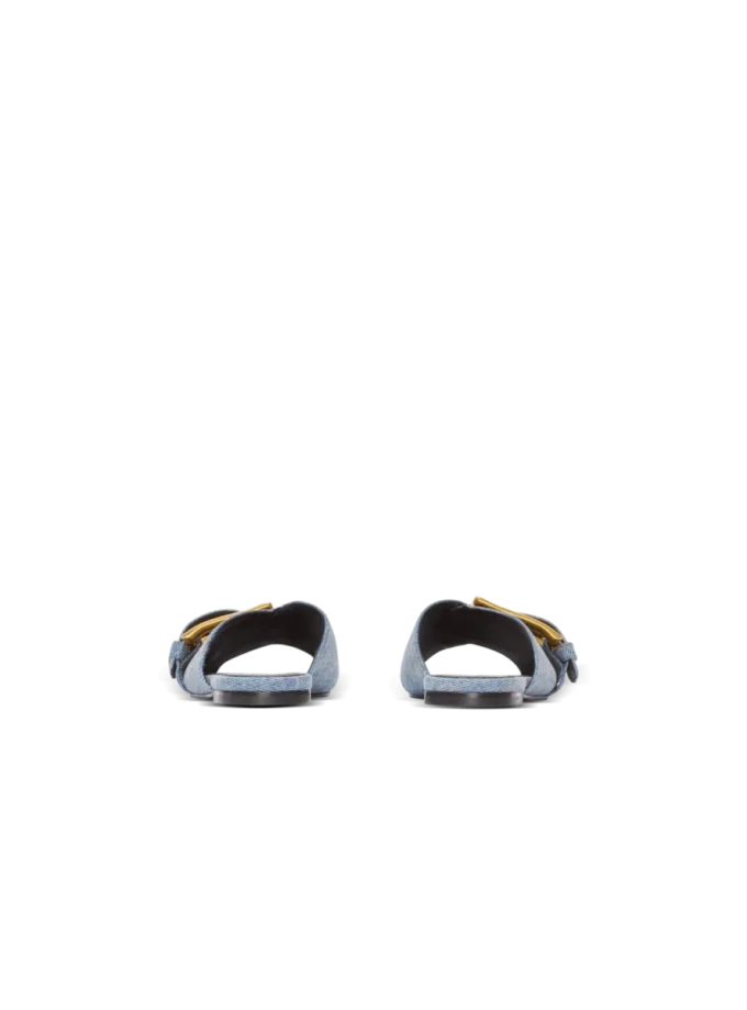 Anthem flat denim sandals