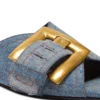 Anthem flat denim sandals