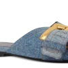 Anthem flat denim sandals