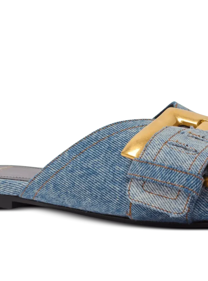 Anthem flat denim sandals