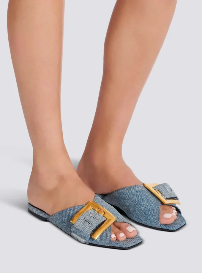 Anthem flat denim sandals