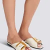Anthem flat leather sandals