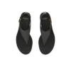 Anthem flat toe-post sandals in lambskin leather