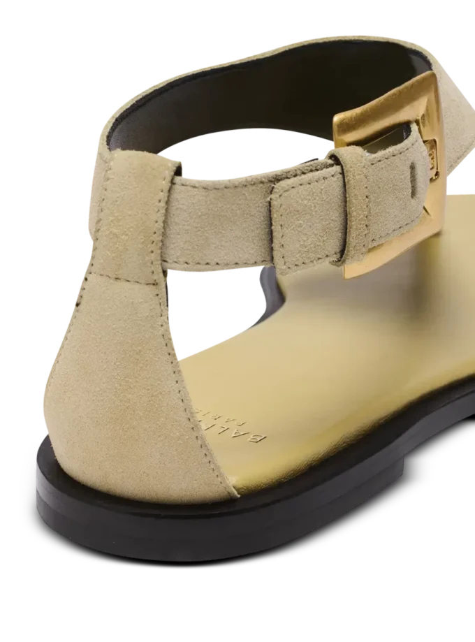 Anthem flat toe-post sandals in suede