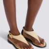 Anthem flat toe-post sandals in suede