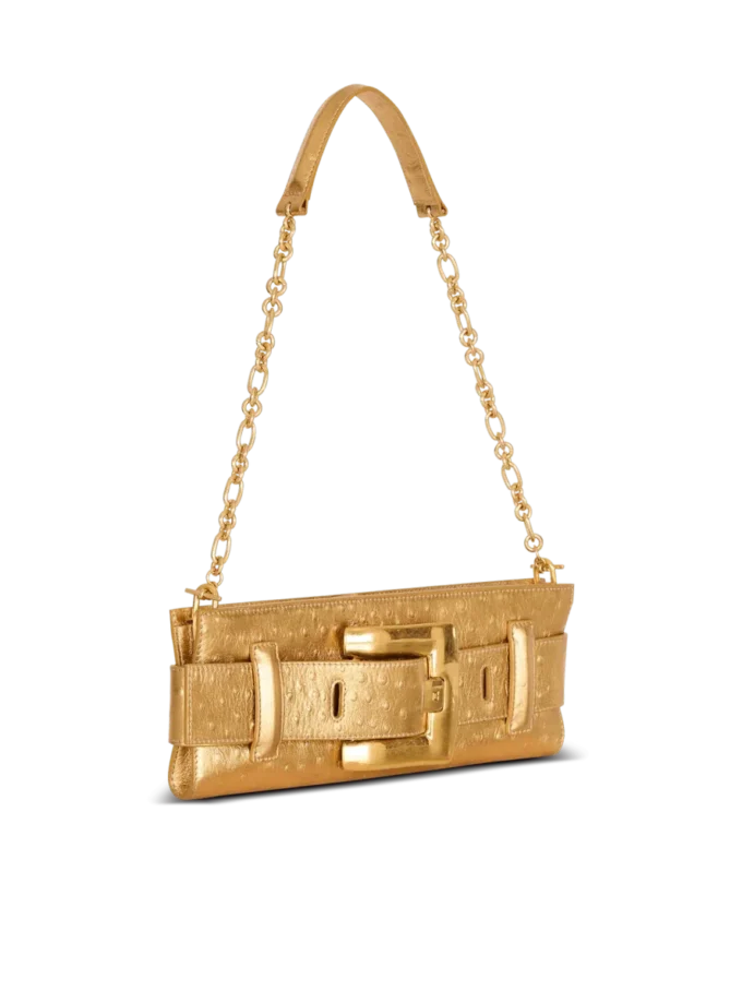 Anthem laminated leather clutch Anthem laminated leather clutch