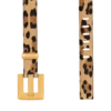 Anthem leopard print leather belt