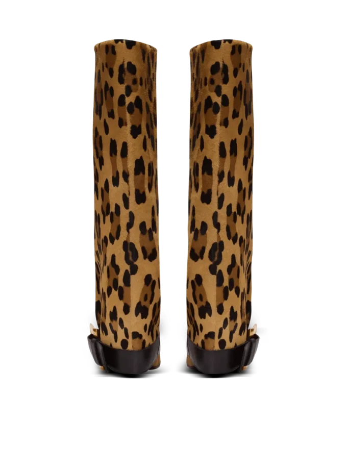 Anthem leopard print leather boots Anthem leopard print leather boots