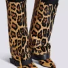 Anthem leopard print leather boots Anthem leopard print leather boots