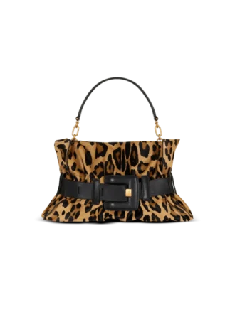 Anthem Medium ponyskin-style leopard print bag