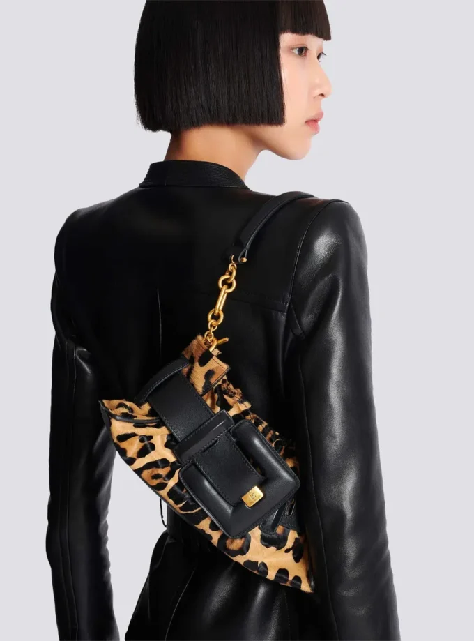 Anthem Mini ponyskin-style leopard print bag Anthem Mini ponyskin-style leopard print bag