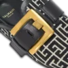 Anthem mules in jacquard canvas with PB monogram