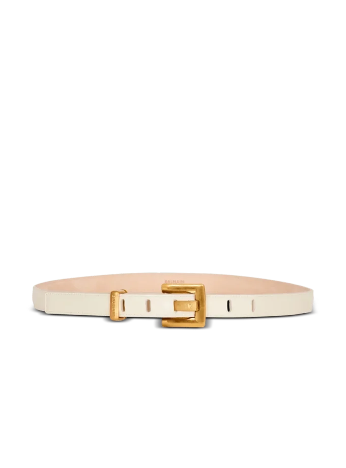 Anthem narrow leather belt