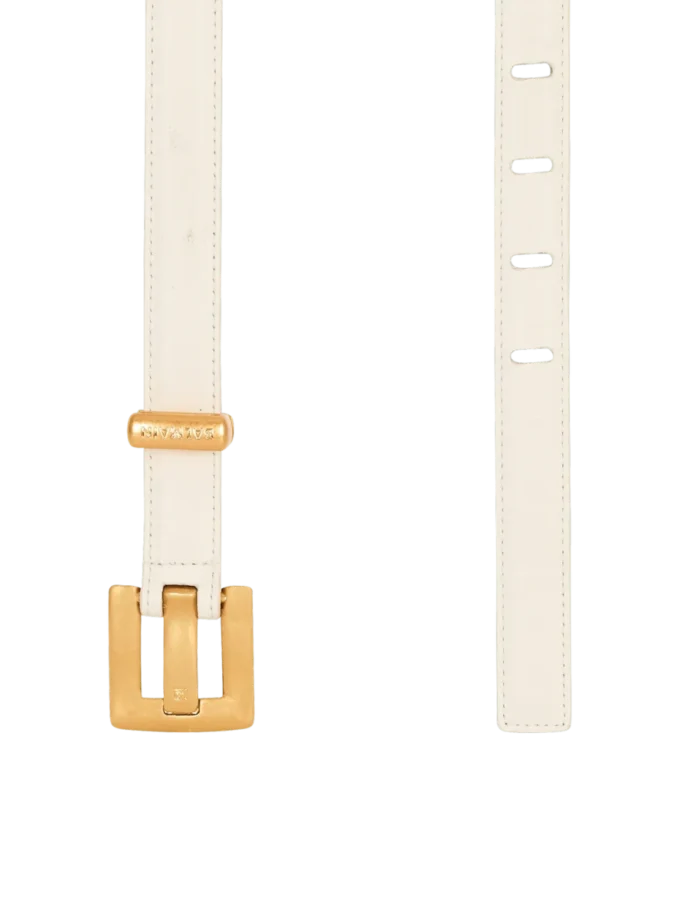 Anthem narrow leather belt