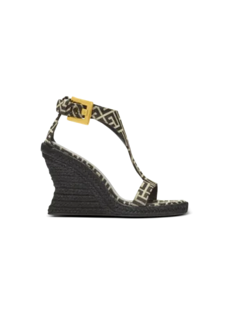 Anthem wedge espadrilles in monogram jacquard