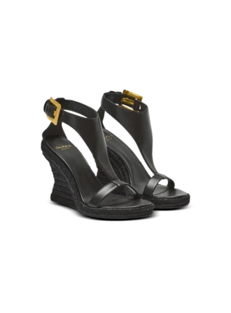 Anthem wedge lambskin espadrilles