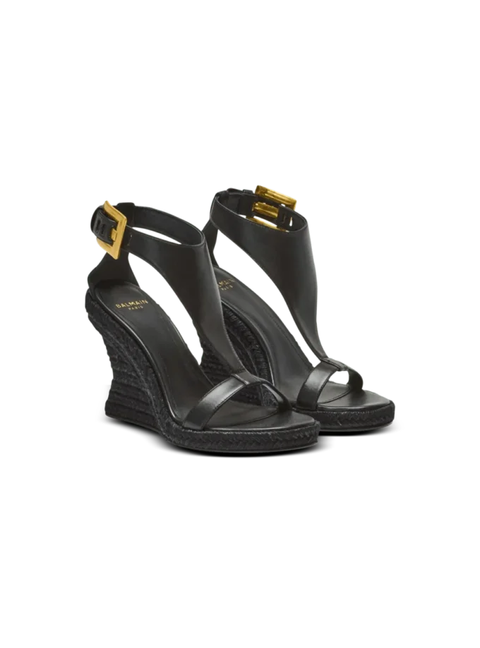 Anthem wedge lambskin espadrilles
