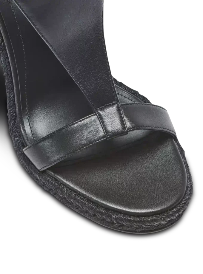 Anthem wedge lambskin espadrilles