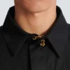 Asymmetric poplin shirt
