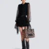 B-Army 36 leopard print tote bag B-Army 36 leopard print tote bag