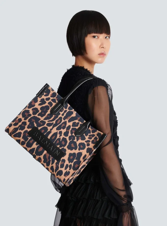 B-Army 36 leopard print tote bag B-Army 36 leopard print tote bag