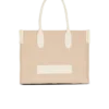 B-Army 36 monogrammed canvas jacquard and leather tote bag