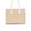 B-Army 36 monogrammed canvas jacquard and leather tote bag